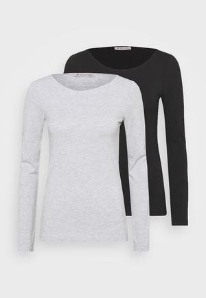 Women's Anna Field 2 PACK Tops Black | ABTGXLE-79