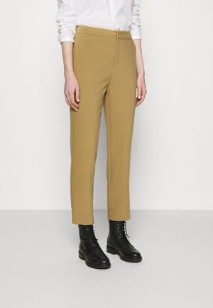 Women's Anna Field BASIC BUSINESS PANT SLIM LEG Trousers Brown | LIBHDYX-06