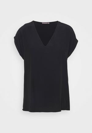 Women's Anna Field BASIC Shirts Black | UMAOPJR-63