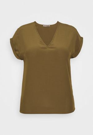 Women's Anna Field BASIC Shirts Khaki | NUXCHAM-70