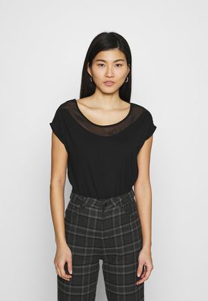 Women's Anna Field BASIC T Shirts Black | BEASUGX-49