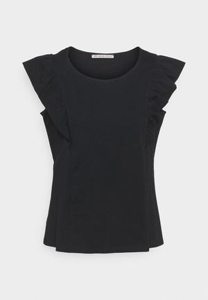 Women's Anna Field BASIC T Shirts Black | MSYLWPX-42