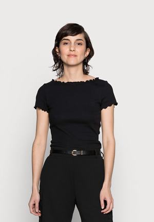 Women's Anna Field BASIC T Shirts Black | PTOKNWM-08