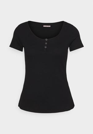 Women's Anna Field BASIC T Shirts Black | TZPWJQS-41