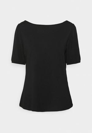 Women's Anna Field BASIC T Shirts Black | ZHIOMCV-82