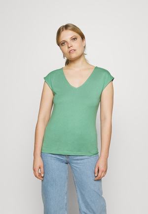 Women's Anna Field BASIC T Shirts Green | QHVNTWF-52