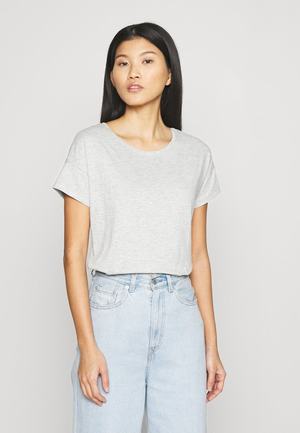 Women's Anna Field BASIC T Shirts Grey | TJRYQSG-21