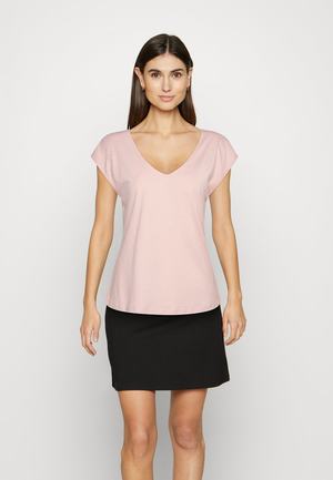 Women's Anna Field BASIC T Shirts Light Pink | ILQWRSU-70