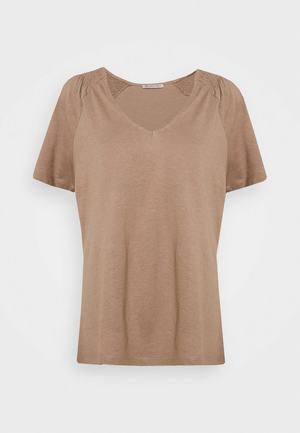 Women's Anna Field BASIC T Shirts Light Brown | RLWQGDV-03