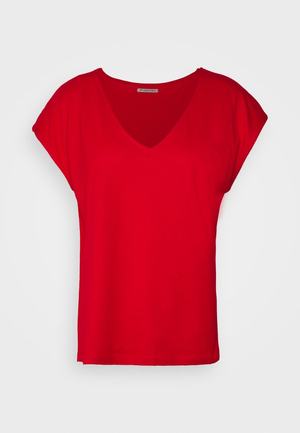 Women's Anna Field BASIC T Shirts Red | PMVSBFE-09