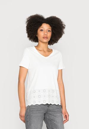 Women's Anna Field BASIC T Shirts White | ASTEHJL-90