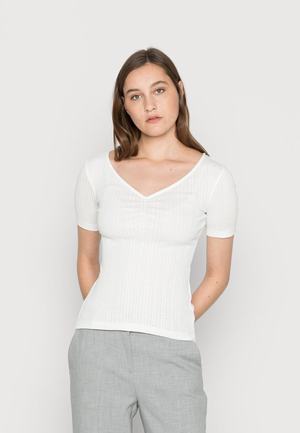 Women's Anna Field BASIC T Shirts White | TGYHVDQ-71