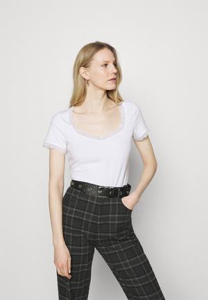 Women's Anna Field BASIC T Shirts White | UAIQOGS-23