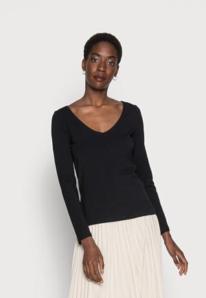 Women's Anna Field BASIC Tops Black | DATWFLE-12