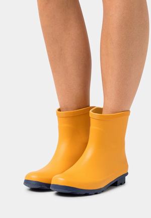 Women's Anna Field Block heel Slip on Ankle Boots Yellow | ITQPWAZ-24