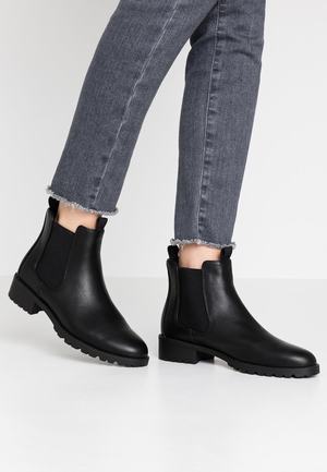 Women's Anna Field Block heel Slip on Ankle Boots Black | YPMOANG-30