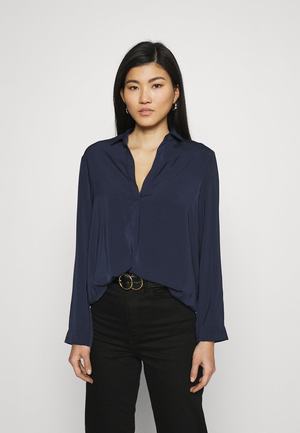 Women's Anna Field Blouse Dark Blue | SMOKRXJ-90