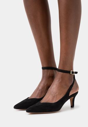 Women's Anna Field Buckle Heels Black | JZYWAEH-16