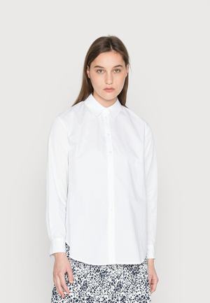 Women's Anna Field Button down Blouse White | ARQJLTB-06