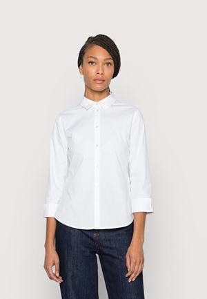 Women's Anna Field Button down Blouse White | AYQEKML-13