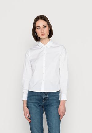 Women's Anna Field Button down Blouse White | BRDAYLF-68