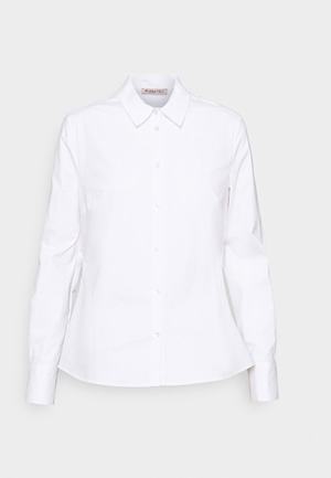 Women's Anna Field Button down Blouse White | PQEJCSD-70