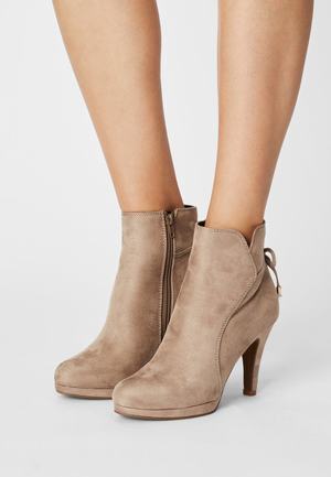 Women's Anna Field COMFORT platform Zip UP Ankle Boots Grey Brown | OYCPTEI-67