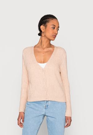 Women's Anna Field Cardigan Beige | EFBIVRC-75