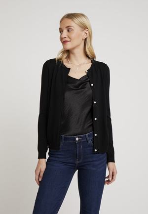 Women's Anna Field Cardigan Black | XQURZNB-84