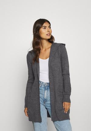 Women's Anna Field Cardigan Dark Grey | SQBMANU-40