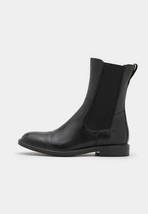 Women's Anna Field Classic Flat Slip on Ankle Boots Black | UPWDRJT-17