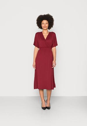 Women's Anna Field Dress Burgundy | FDMNIOV-75