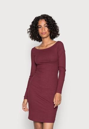 Women's Anna Field Dress Burgundy | NGDLYHA-50