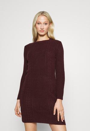 Women's Anna Field Dress Burgundy | SDJICPO-28