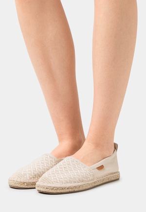 Women's Anna Field Espadrille Flat Slip on Low Shoes Beige | YMXGOKC-18