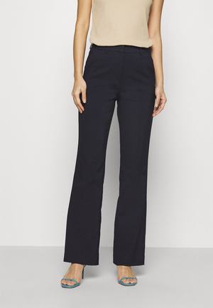 Women's Anna Field FLARED BUSINESS Trousers Dark Blue | TMCLKXS-63