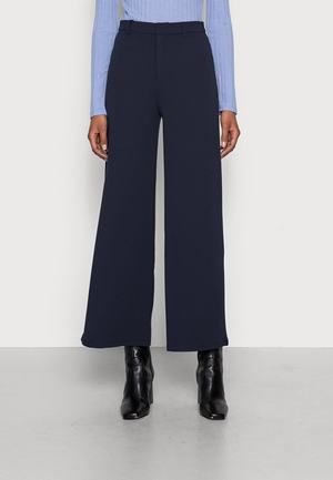 Women's Anna Field Flared Leg Business Trousers Dark Blue | MGSATIN-90