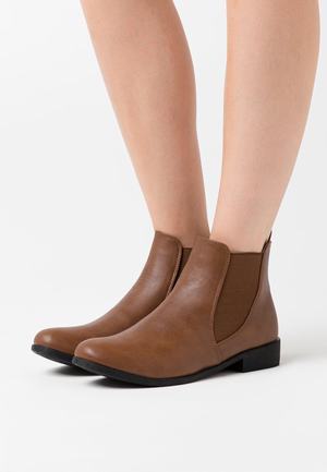 Women's Anna Field Flat Ankle Boots Brown | AUSXQRD-20