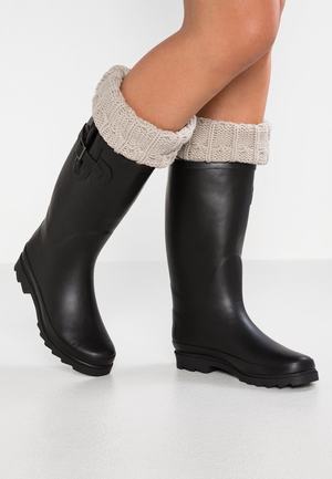 Women's Anna Field Flat Boots Black | ITWFSCY-51