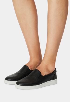 Women's Anna Field Flat Slip on Low Shoes Black | SFUPGWJ-50