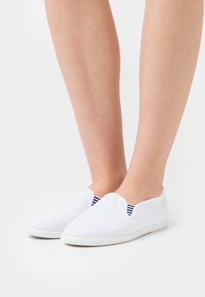 Women's Anna Field Flat Slip on Low Shoes White | TSUIFLJ-16