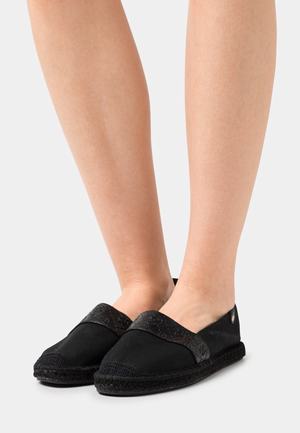 Women's Anna Field Flat Slip on Slip ons Black | LTPRNYA-17