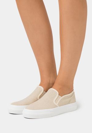 Women's Anna Field Flat Slip on Slip ons Beige | MJOKCHI-03