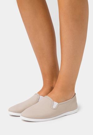 Women's Anna Field Flat Slip on Slip ons Light Grey | PECFHDB-98