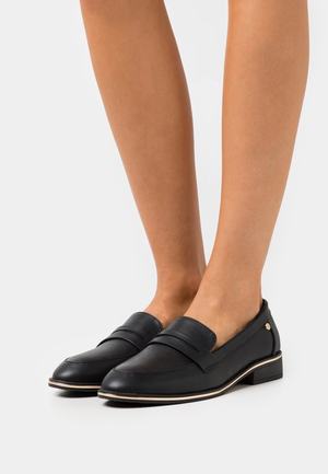 Women's Anna Field Flat Slip on Slip ons Black | SRLIUJF-57