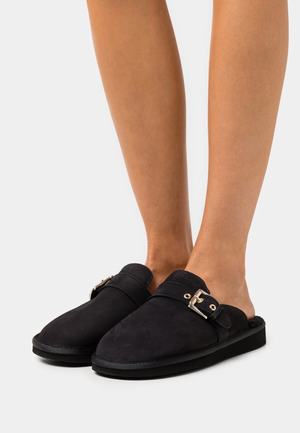 Women's Anna Field Flat Slip on Slippers Black | TPUAOLG-49