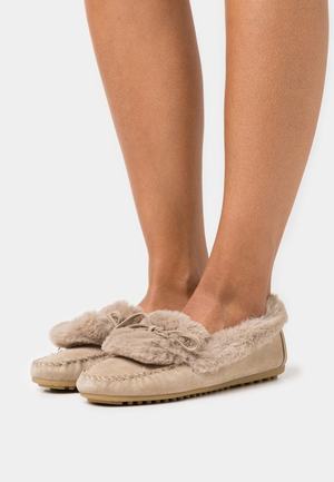 Women's Anna Field Flat Slip on Slippers Beige | XAMOWYV-57