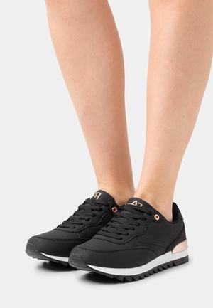 Women's Anna Field Flat Sneakers Black | JZGEDRV-26