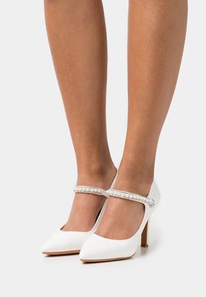 Women's Anna Field Heels White | LVFSAMC-04