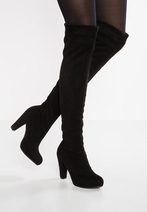 Women's Anna Field High Heeled Boots Black | ICPZMST-10